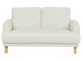 2 Seater Fabric Sofa Off-White TUVE