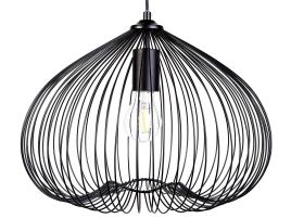 Metal Pendant Lamp Black TORDINO