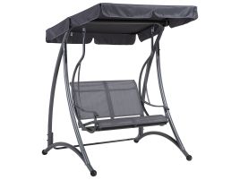 Fabric Garden Swing Grey TESERO