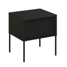 TRADESSA Bedside Table - Black Matt