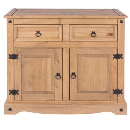 Corona 2-Door 2-Drawer Small Sideboard - Pine