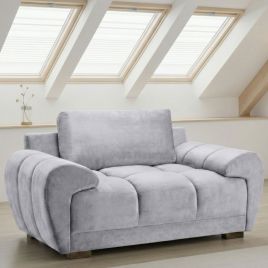 SUSAN Fabric Armchair - Grey