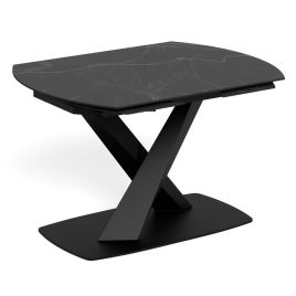 FORMA Oval Extending Dining Table 120cm - Black