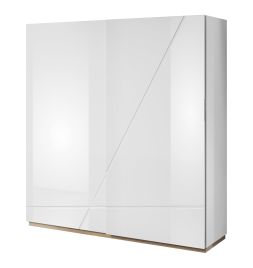 FORD 2 Door Sliding Wardrobe White - 200cm