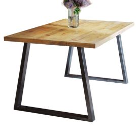 Doyle Elegance A Frame Leg Frame Medium Dining Table - Natural Wood