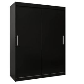 TIVERTON 2 Door Sliding Wardrobe Black - 150cm