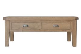 Norfolk Large Coffee Table - Smoke Oak