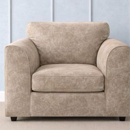 LORVANI Fabric Armchair - Beige
