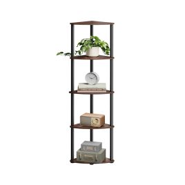 MOORVALE Bookcase - Brown and Black