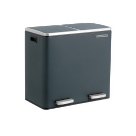 BRAMBLEGATE Fingerprint Proof Rubbish Bin - Grey