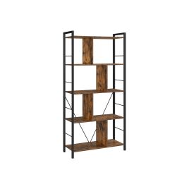 Bookshelf,5 Tier Living Room Shelf