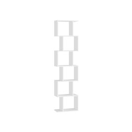 Bookshelf - MONNIA 6 Cube Shelves Room Divider Storage - White
