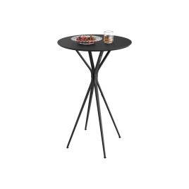Cocktail Table - VELDA Round Matte Black Table