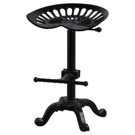 Adjustable Tractor Bar Seat - Black