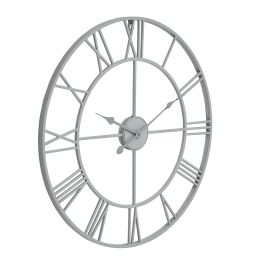 Skeleton Wall Clock - Grey