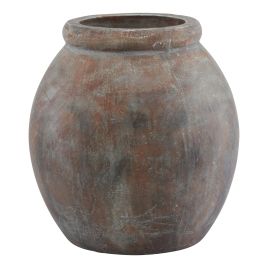 Jar Shaped Planter - Brown
