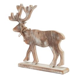 Whitto Wooden Stag Decoration