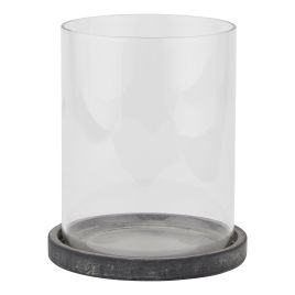 Large Hurricane Lantern - Grey