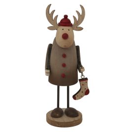 Rusto Rudolf Decoration With Stocking