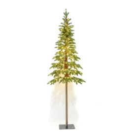 Green Woodland Pre-Lit Christmas Tree - Large