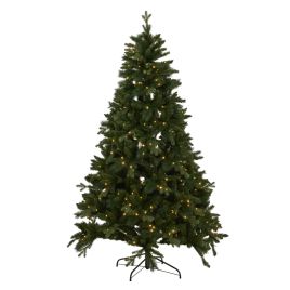 PINETOP Forest Fir Pre-Lit 400L Led Christmas Tree - Green