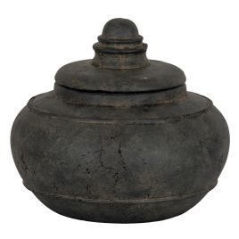 TWILIGHT Dusk Medium Pot With Lid - Black