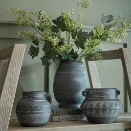 SCULPT Pot With Handle - Black