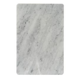 CARRARA Rectangular Marble Serving Board - White