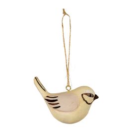 TIMBER Wooden Misty Bird Decoration - Brown