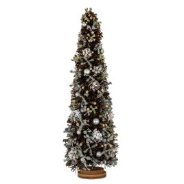 GLACIER Large Forest Tree With Pinecones And Pearls - Multi Colour