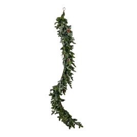 PINNACLE Pine Garland With Pinecones - Green