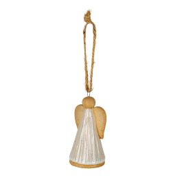 FINEWARE Angel Ceramic Tree Ornament - White