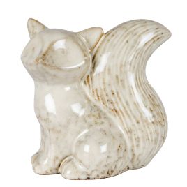 CELESTE Ceramic Fox Looking Left - White