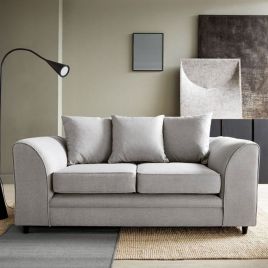 CHARMAINE 2 Seater Sofa - Light Grey