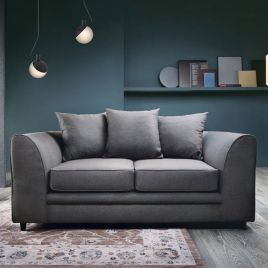 CHARMAINE 2 Seater Sofa - Dark Grey