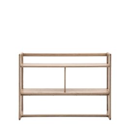 ARTISAN Wide Open Display Rack - Light Oak