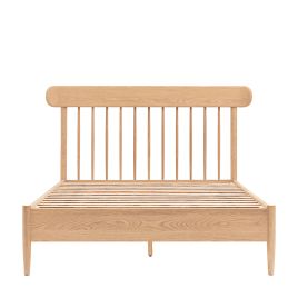 BANBURY Kingsize Wooden Spindle Bedframe - Natural