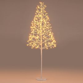 BRIVELLE 1.5/1.8m Lighted Birch Tree Twig Tree with 240 Warm White LED Lights-1.5 M