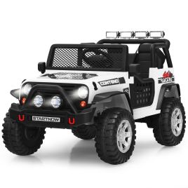 Kids Electric Vehicle - 2Seat Kids Ride on Truck - White