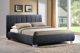Kingsize Bed - BRAVORA 5ft Fabric Bed Grey
