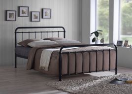 Kingsize Bed - MIAVERA 5ft Metal Bed Black