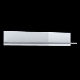 Bitternut Wall Shelf - White and Grey