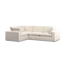 Corner Sofa - OBLAK Fabric 3 Seater Right Hand Facing Cotton