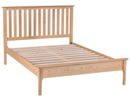 Norwich Slatted Kingsize Bed - Oak
