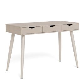 PENRIC Office Desk with 3 Drawers - Grey