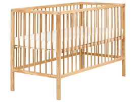 TWILLDON Baby Cot Bed - Brown