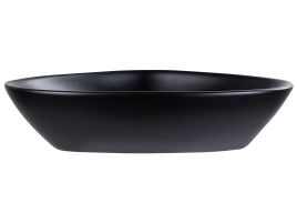 Ceramic Countertop Basin 600 x 390 mm Black TIRIG