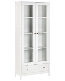 Display Cabinet NORNALUP 80 cm 35 cm White