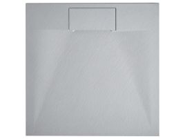 ZAURO Shower Tray 90 x 90 x 3 cm Grey