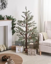 LAUGARON Artificial Christmas Tree LED Decoration - Green